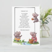 ヒッポおもしろいシーン サンキューカード (スタンド正面)