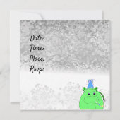 ヒッポおもしろいパーティの招待状 招待状 (裏面)