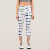 ヒッポおもしろい・バーディー二輪 カプリレギンス (正面)