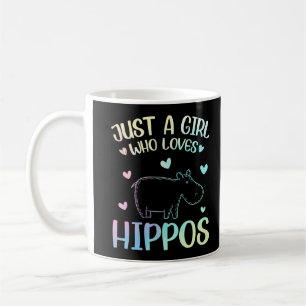 ヒッポが好きな女の子 コーヒーマグカップ