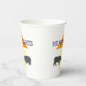 ヒッポとサイ 紙コップ (左)