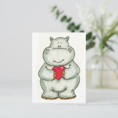 ヒッポとハート ポストカード (スタンド正面)