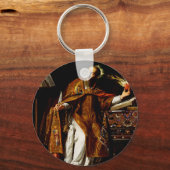 ヒッポの聖アウグスティヌス キーホルダー (正面)