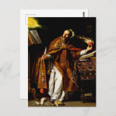 ヒッポの聖アウグスティヌス ポストカード (正面/裏面)