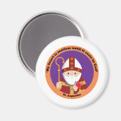 ヒッポの聖アウグスティヌス マグネット (正面/裏面)