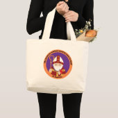 ヒッポの聖アウグスティヌス ラージトートバッグ (正面(商品))