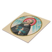 ヒッポの聖アウグスティヌス(SAU 047;詳細) タイル (側面)