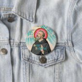 ヒッポの聖アウグスティヌス(SAU 047;詳細) 缶バッジ (インサイチュ)