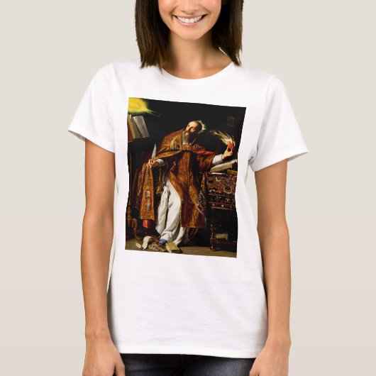 ヒッポの聖アウグスティヌス Tシャツ (正面)
