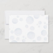 ヒッポをテーマにした赤ちゃんシャワー サンキューカード (裏面)