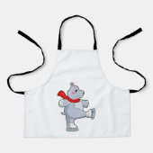 ヒッポアイススケートで滑るアイススケート エプロン (正面)