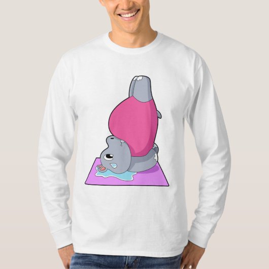 ヒッポアットヨガフィットネス Tシャツ (正面)