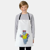 ヒッポアットランニング エプロン (着用した状態)