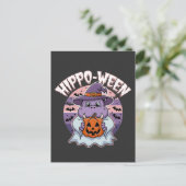 ヒッポウィーンハ不気味ロウィーンモーデンヒッポ幽霊 ポストカード (スタンド正面)