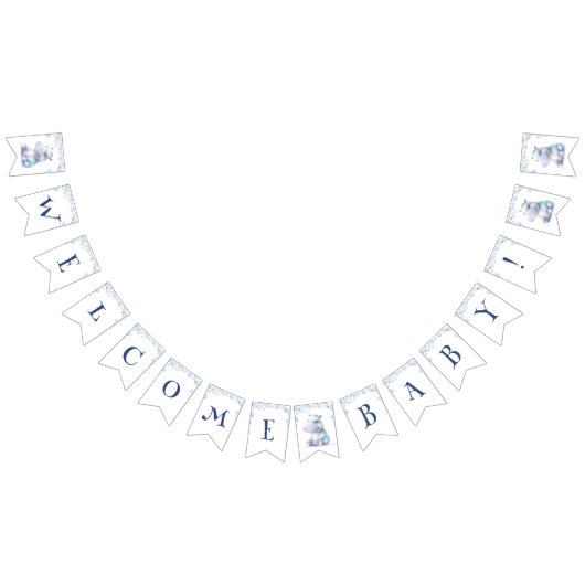 ヒッポウェルカムベビー バンティングフラッグ (全)