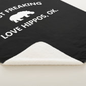 ヒッポウラバーギフト|私は愛のヒッポウOK シェルパブランケット (3/4)