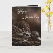 ヒッポエンチャント夕べ記念日 カード (黄色い花)