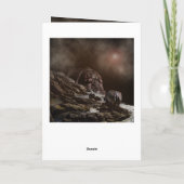 ヒッポエンチャント夕べ、誕生日 カード (裏面)