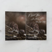 ヒッポエンチャント夕べ、誕生日 カード (内部)