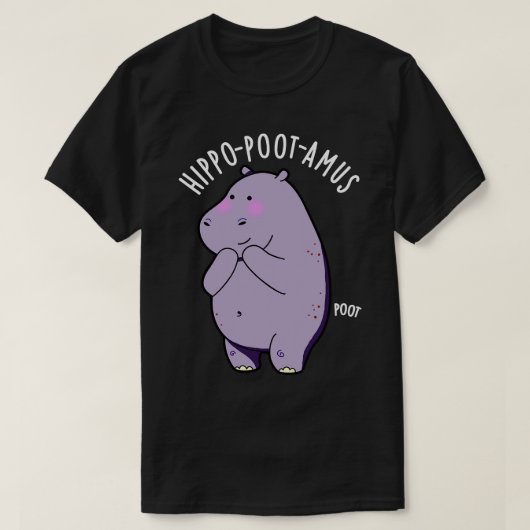 ヒッポオタマおもしろいスファーティンヒッポプン1 Tシャツ (デザイン正面)