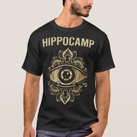 ヒッポカンプを見る目 Tシャツ (正面)