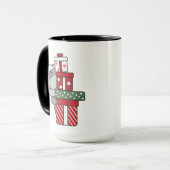 ヒッポクリスマスギフト冬の動物ヒッポス マグカップ (正面左)