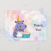 ヒッポサンキューカード サンキューカード (正面/裏面)