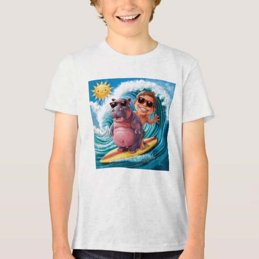 ヒッポサーフィン トライブレンドＴシャツ (正面)