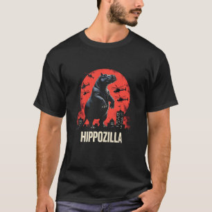 ヒッポジ不気味ラモーデンベビーピグミーヒッポ Tシャツ