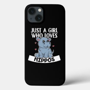 ヒッポスのかわいいカワイツメが好きな女の子 iPhone 13ケース