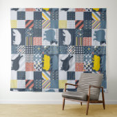 ヒッポスフェイクキルト タペストリー (インサイチュ(横))