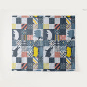 ヒッポスフェイクキルト タペストリー (正面(横))