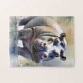 ヒッポズセレネウォーターズアウォーターカラーポートレート ジグソーパズル (横)