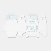 ヒッポソメルサルト男の赤ちゃんシャワー フェイバーボックス (折り畳みなし)