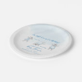 ヒッポソメルサルト男の赤ちゃんシャワー ペーパープレート (アングル)