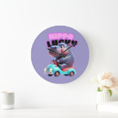 ヒッポタイムウォールクロック ラージ壁時計 (ホーム)