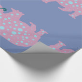 ヒッポタマス口ひげ光沢ラッピング紙 ラッピングペーパー (角)