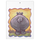 ヒッポタムスギフト&アクセサリー クリップボード (裏面)