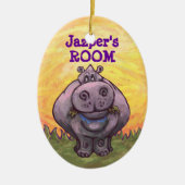 ヒッポタムスギフト&アクセサリー セラミックオーナメント (正面)