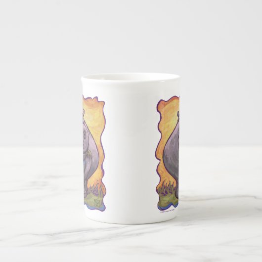 ヒッポタムスギフト&アクセサリー ボーンチャイナマグカップ (正面)