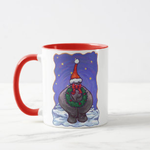 ヒッポタムスクリスマス マグカップ