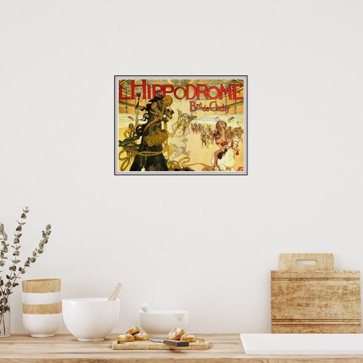 ヒッポドロームブーレバードデクリシーフランスのサーカス ポスター (キッチン)