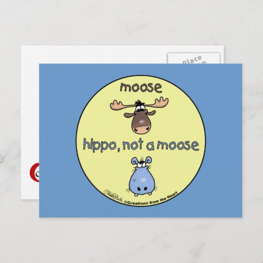 ヒッポノムース! ポストカード (正面/裏面)