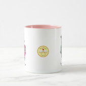 ヒッポハグバレンタインズデイコーヒーまたはティーマグカップ マグカップ (中央)