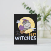 ヒッポハロウィーンウィッチキッズウィッ最高のチズホ シーズンポストカード (スタンド正面)