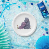 ヒッポバビシャワー紙プレート ペーパープレート (パーティー)