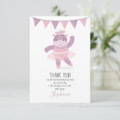 ヒッポバレリーナありがとう 招待状 (スタンド正面)