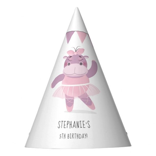 ヒッポバレリーナパーティーハット パーティーハット (正面)