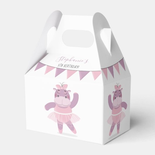 ヒッポバレリーナ フェイバーボックス (裏面サイド)