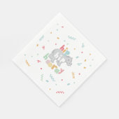 ヒッポバースデーパーティーヒッポポポタマスパーティー スタンダードランチョンナプキン (角)